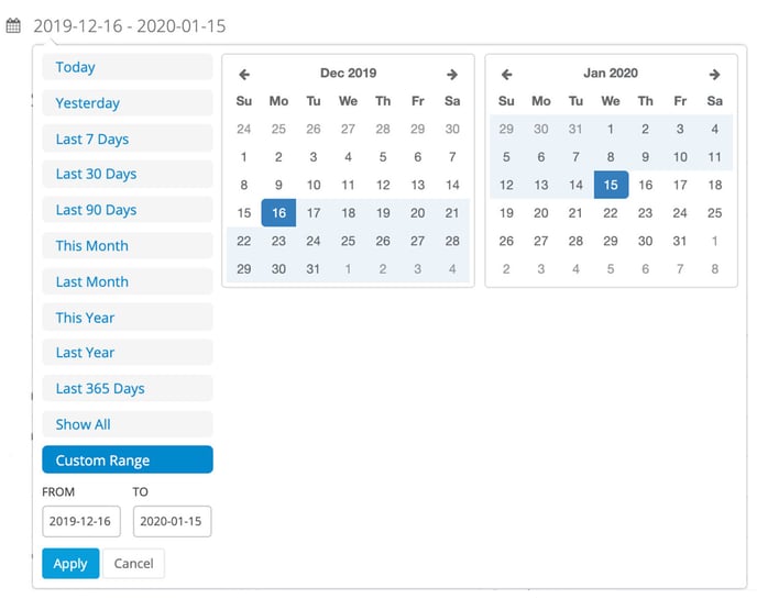 Date Range Explained